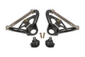 BMR 78-87 GM G-Body Adjustable Upper A-Arms Standard Ball Joint - Black Hammertone