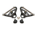 BMR 78-87 GM G-Body Adjustable Upper A-Arms Standard Ball Joint - Black Hammertone