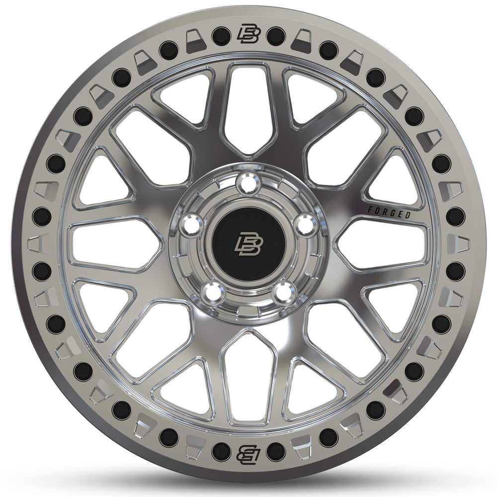 OUTLAW Cast Beadlock Wheel 5 LUG 17x9 5x5 (5x127) -38mm Offset 3.5 Backspace