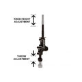 Cobb Tuning Subaru STI 6MT Stage 2 Drivetrain Package (Tall Weighted COBB Knob) - Stealth Black Lockout Pull - White Shift Knob