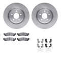 R1 Concepts Brake Rotor- Blank with Optimum Oe Pads Hdw Fits Ford Taurus