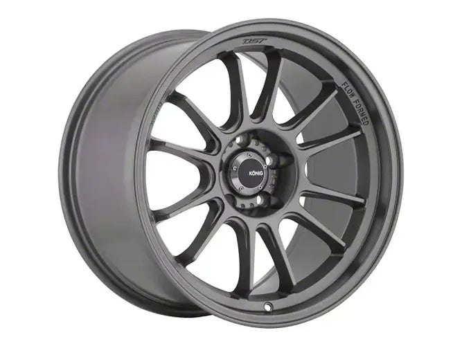 Konig Hypergram 19X10.5B 5X114.3 ET25 Matte Grey Flow Formed