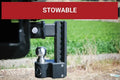 Weigh Safe 8in Drop Hitch w/Built-in Scale & 2in Shank (10K/15K GTWR) w/WS05 - Steel