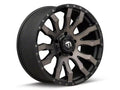 ~(40 lbs. 23X23X12)~ BLITZ 20x9 5x150.00 MATTE BLACK DOUBLE DARK TINT (20 mm)