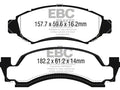 EBC S1 Brake Pad and Rotor Kit