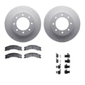 R1 Concepts Brake Rotor- Carbon Coated with Ceramic Pads Hdw Fits Nissan NV1500