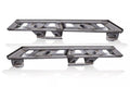 1821 WRANGLER UNLIMITED ROCKSLIDER SET(HARDWARE STEP PLATESROCK LIGHTS)