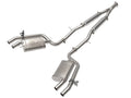 aFe Gemini XV 3in to Dual 2-1/2in 304 SS Cat-Back Exhaust w/ Cut-Out 18-21 Kia Stinger L4-2.0L (t)