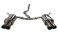 Invidia 15+ Subaru STI 4Dr Q300 Single Layer Titanium Burnt Quad Tip Cat-Back Exhaust