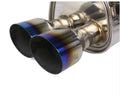 Invidia 15+ Subaru STI 4Dr Q300 Single Layer Titanium Burnt Quad Tip Cat-Back Exhaust