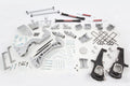 2011-15 GM 2500/3500 NO Dually (4WD GAS MOTOR) 7 in Lift Kit (silver powder-coat) w/ front AND rear shocks