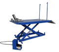 1500 LB HIGH RISE MOTORCYCLE LIFT BENCH W/ VISE SIDES BALANCE BAR PUMP