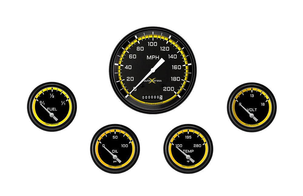 AUTO CROSS YLW SHORT SWP 5 GA SET-G