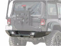 JK Destroyer Full Width Rear Bumper w / Tire Carrier (Black Powder Coated) (box 1)