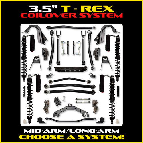 18C WRANGLER JL 2DR 3.5IN TREX ELITE HYBRID TRAIL RUNNER SYS W/ FAST CD ADJUST
