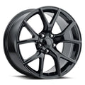AW74 22X10 5X5.0 G-BLK MACH -18MM