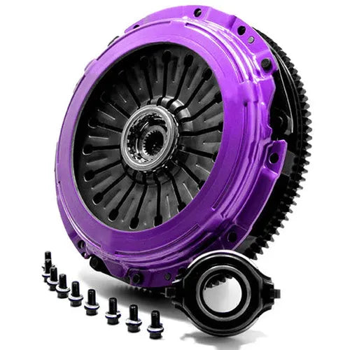 XClutch 07-17 Mitsubishi Lancer EVO X 2.0L 9in Twin Solid Carbon Clutch Kit