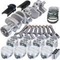 Eagle Chevy LT1 350 1Pc 3.480in Crank 6.000in I-Beam Rods -3.7cc 4.060in Pistons Rotating Assembly