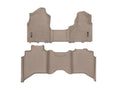WeatherTech Tan Front and Rear Floorliners - Over The Hump Fits -20-25 Dodge RAM 4515711-4515456