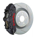 Brembo 99-07 Evo VI/VII/VIII/IXFront GTS BBK 6 Piston Cast 350x34 2pc Rotor Slotted TY3L - Black HA