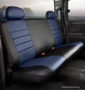 19C RANGER SL REAR BENCH SEAT COVER BLACK W/BLUE CENTER PANEL