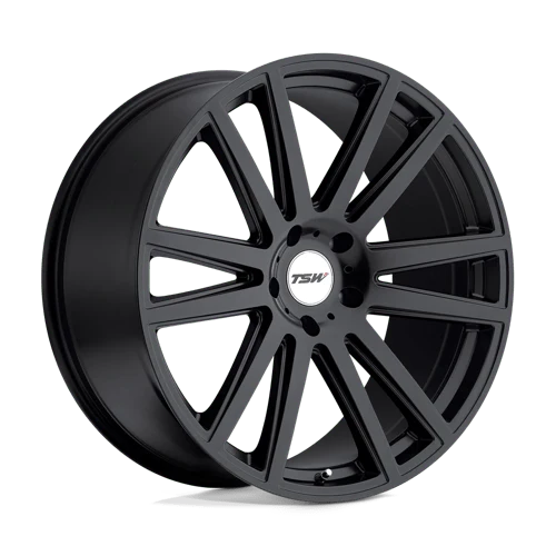~(42 lbs. 24X24X12)~ TSW GATSBY 22x10.0 5/120 ET37 CB76.1 MATTE BLACK