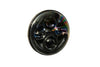 8730 MODEL 1224V LED HIGH/LOW BEAM HEATED SHALLOW 7IN ROUND HEADLIGHT W/CHROME BEZEL 2 LIGHT KIT
