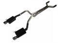 American Thunder Cat-Back Exhaust System Fits 2005-2010 Ford Mustang Gt, Gt500, California Special Or Convertible With 4.6L Or 5.4L Engine 3.00-Inch Mandrel Bent Pipes With Scavenger Series X-Pipe Aggressive Sound Flowmaster