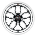 Weld S152 18X10.5 Laguna Drag 5X120.65 ET65 BS8.25 Gloss Black MIL Dia 78.1