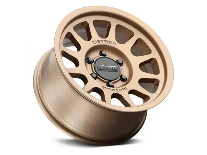 Method MR703 17x8.5 0mm Offset 5x5 71.5mm CB Method Bronze Wheel
