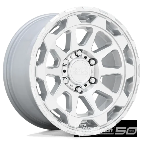 BRRTR 18X9 6X5.5 G-SLV MIR-FC 12MM