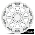 BRRTR 18X9 6X5.5 G-SLV MIR-FC 12MM