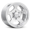 Mickey Thompson Canyon Polished Wheel - 17X9 6X5.5 BP 5in BS 0 Offset 108.1mm Bore