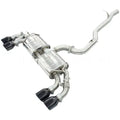 Invidia 2022+ Volkswagen Golf R MK8 76mm R400 Valved Cat Back Exhaust Rolled TI Tips