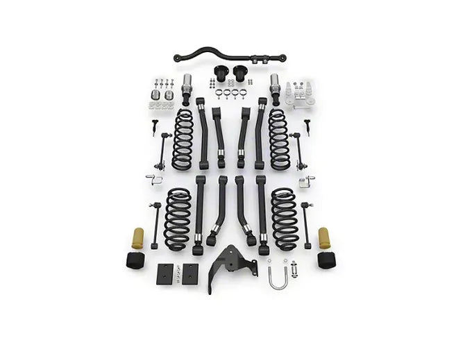 ~(165 lbs. 42X29X19)~ JK 4dr: 3in Alpine RT3 Short Arm Suspension System - No Shocks