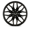 Vossen VFX-03 20x10 - 6x135 - ET18 - Super Deep - 87.1 - Brushed Gloss Clear Wheel