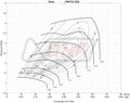 Forced Performance DSM Flanged Vehicle Red Turbocharger 84mm CH8CM Turbine Housing Internal WG