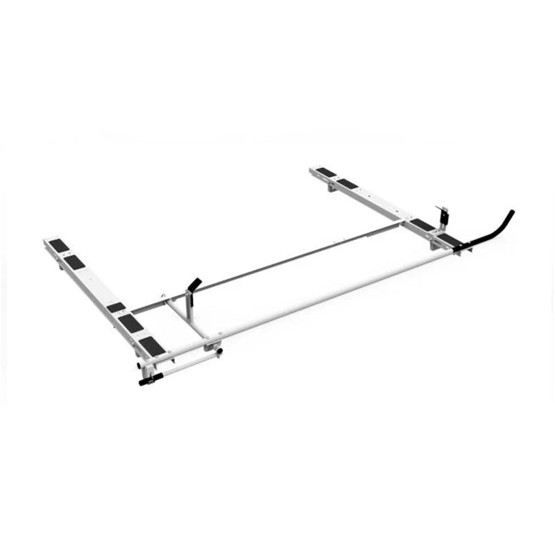 CLAMP & LOCK HD ALUMINUM LADDER RACK KIT SINGLE 8 FT MOST COMMERCIAL CAPS