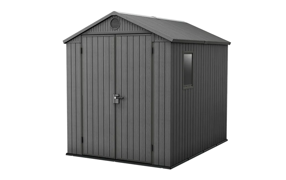 DARWIN 6X8 STORAGE SHED GRAPHITE