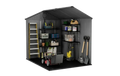DARWIN 6X8 STORAGE SHED GRAPHITE