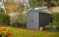 DARWIN 6X8 STORAGE SHED GRAPHITE