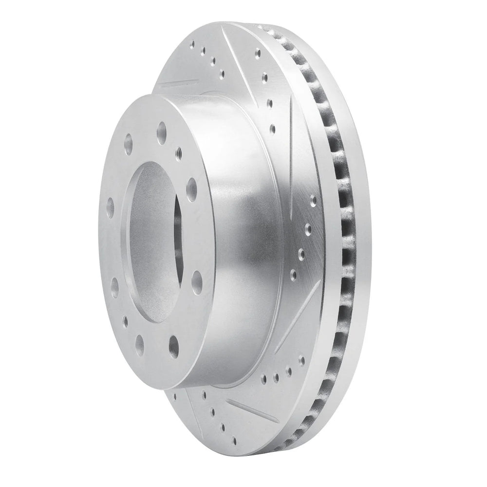 R1 94-97 Dodge B200 / B200 Van / B250 Front Right Slotted Black Brake Rotor