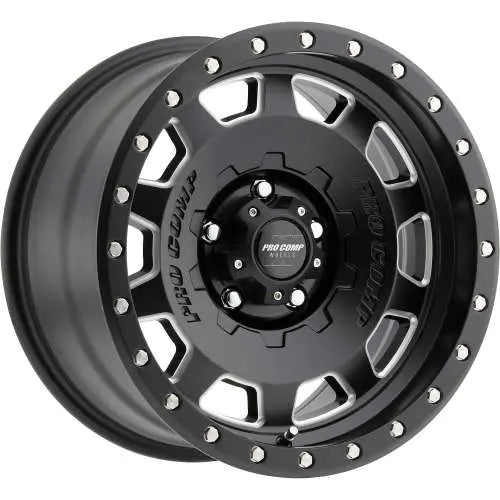 Wheel Pros Pro Comp Alloys HAMMER 18X9 6X5.5 108 0 S-BLK MILL PXA5160-898350