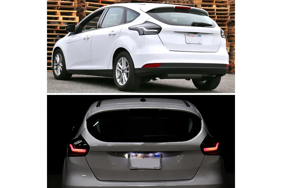 5 DOOR HATCHBACK LED TAIL LIGHTS BLACK