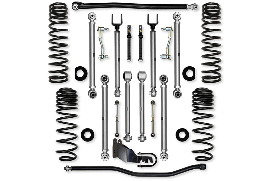Rock Krawler 2021+ Jeep Wrangler JLU 4DR (4XE) 3.5in X Factor Pro Aluminum Coilover System
