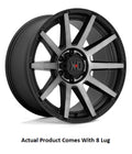 OUTBREAK 20x9 8x170.00 SATIN BLACK W/ GRAY TINT (18 mm)