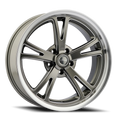 RIDLER TYPE 606 GREY W MILLED SPOKES DIAMOND LIP 20X10 5-120.65 0MM 83.82MM