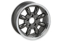 LEGENDARY WHEELS T/A 8SPOKE 17x7 5x114.3/5x4.5 +7MM OS CHARCOAL