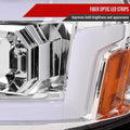 2500HD 3500HD PROJECTOR HEADLIGHTS CHROME HOUSING CLEAR LENS