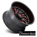 D808 20X10 8X180 G-BLK MILL-RT -18M